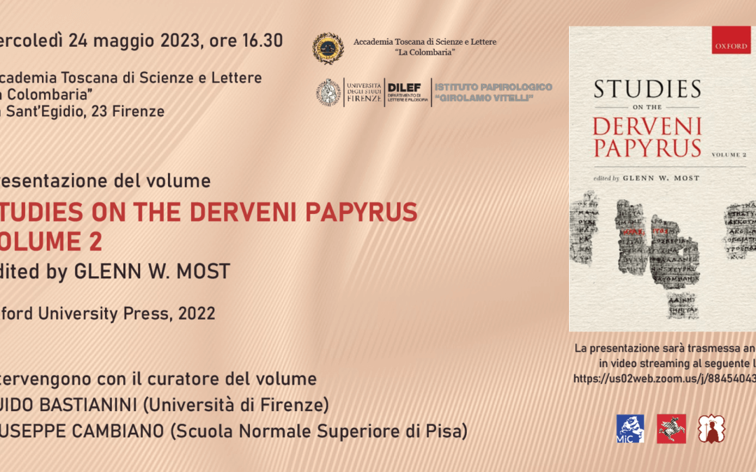 STUDIES ON THE DERVENI PAPYRUS vol.2
